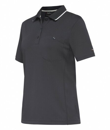 KingGee WorkCool Womens Spliced Polo S/S Shirt Comfort Work Hyperfreeze K44740 - Land to Coast