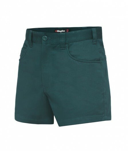 KingGeeMens Jean Top Drill Shorts Originals Classic Fit Short Length Work K07810 - Land to Coast