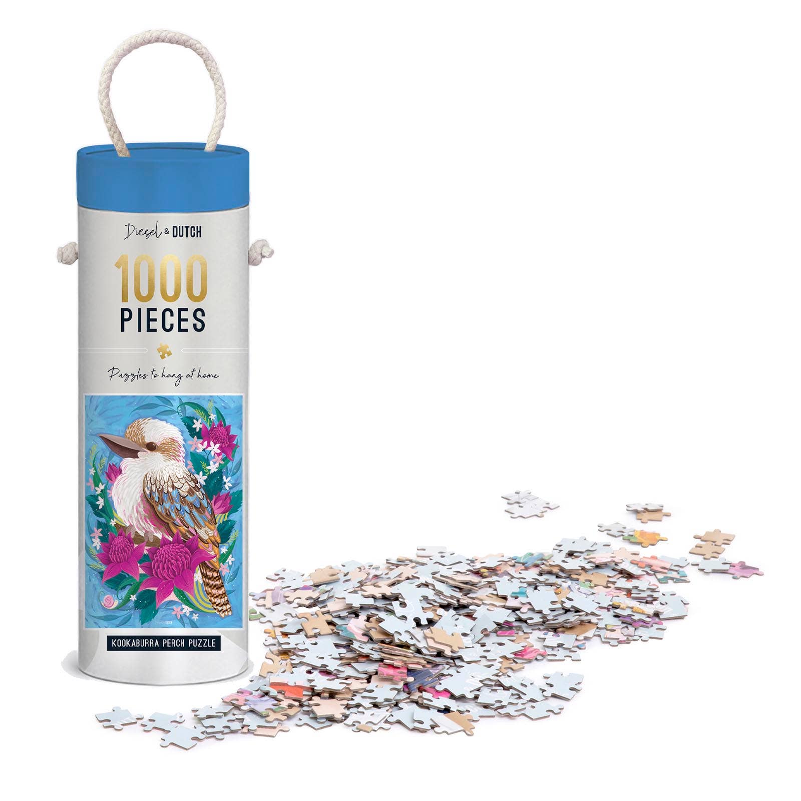 Kookaburra's Perch 1000pc Wall Jigsaw Puzzle - Land to Coast