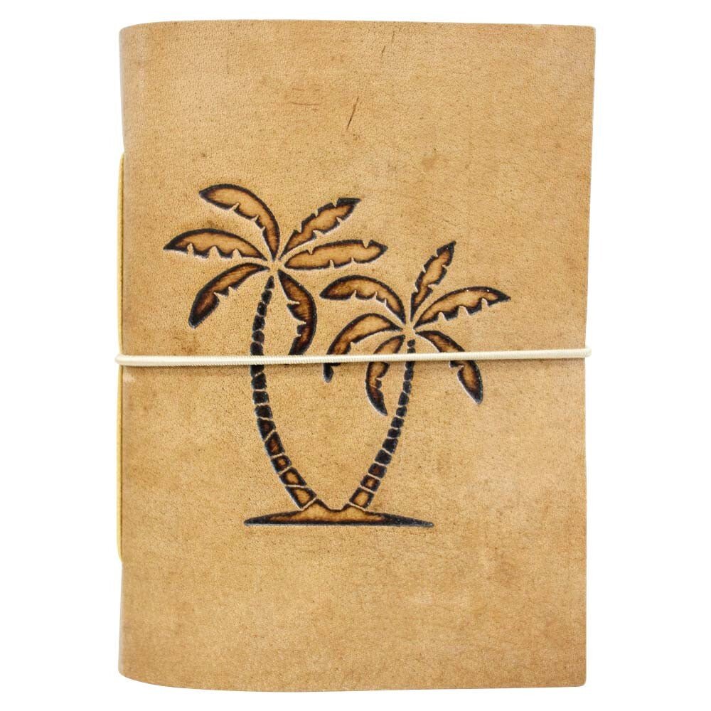 Leather Notebook Palm - Land to Coast