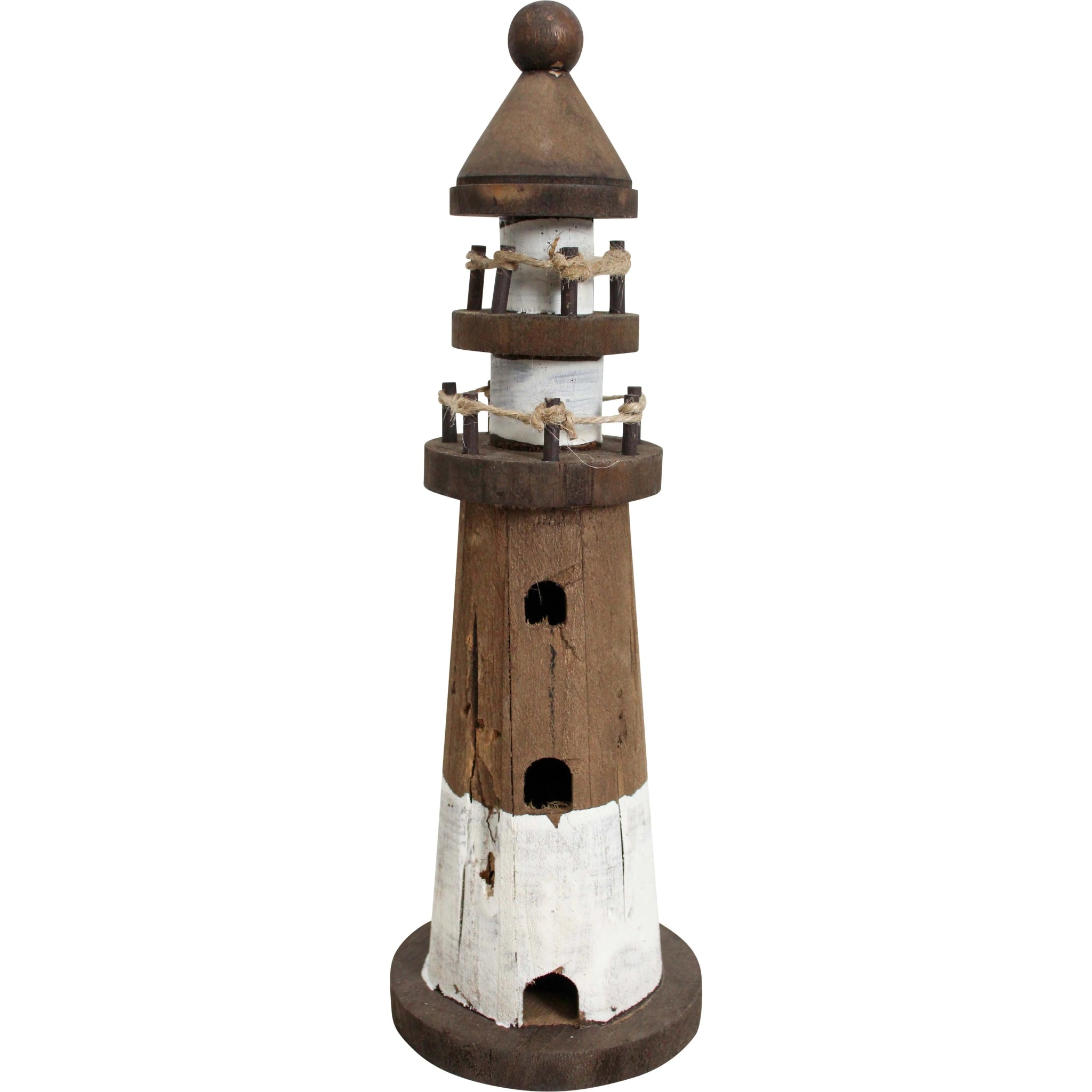 Lighthouse Small Rustic White - Land to Coast