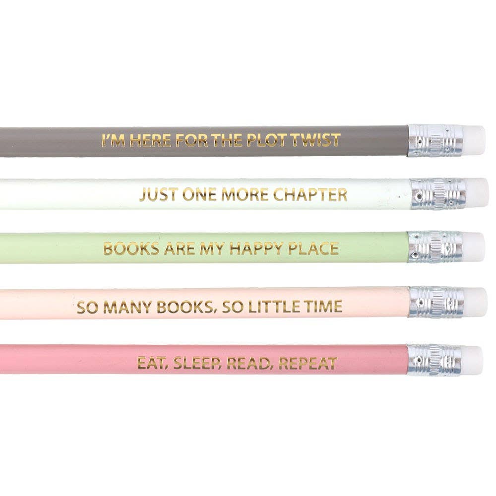 Literature Inspired Pencils 5pk - Land to Coast