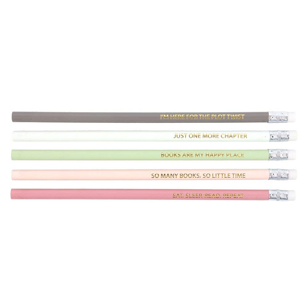 Literature Inspired Pencils 5pk - Land to Coast
