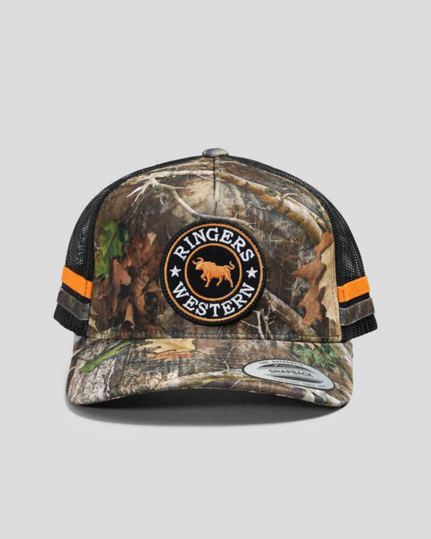 McCoy Trucker Cap - Camo/Orange - Land to Coast