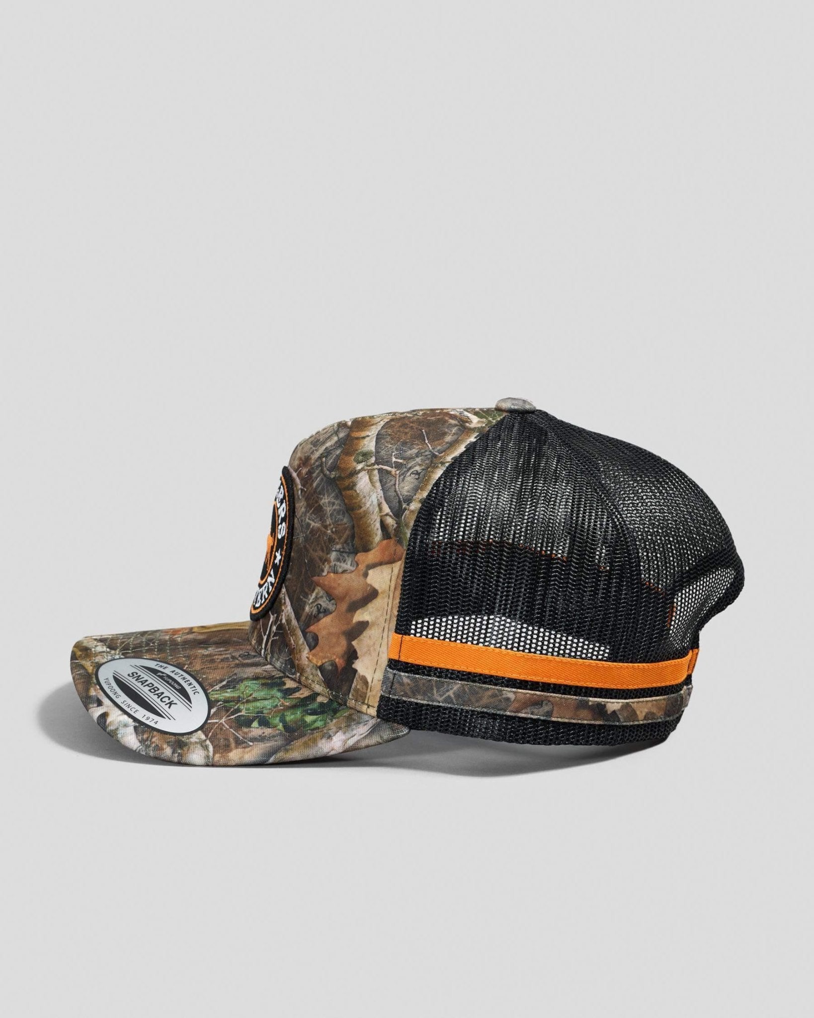 McCoy Trucker Cap - Camo/Orange - Land to Coast