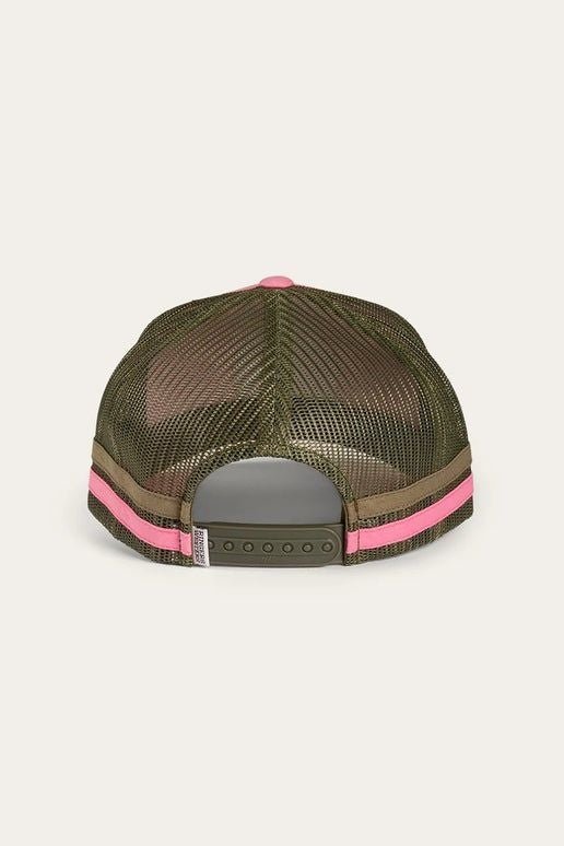 McCoy Trucker Cap - Melon/Army - Land to Coast