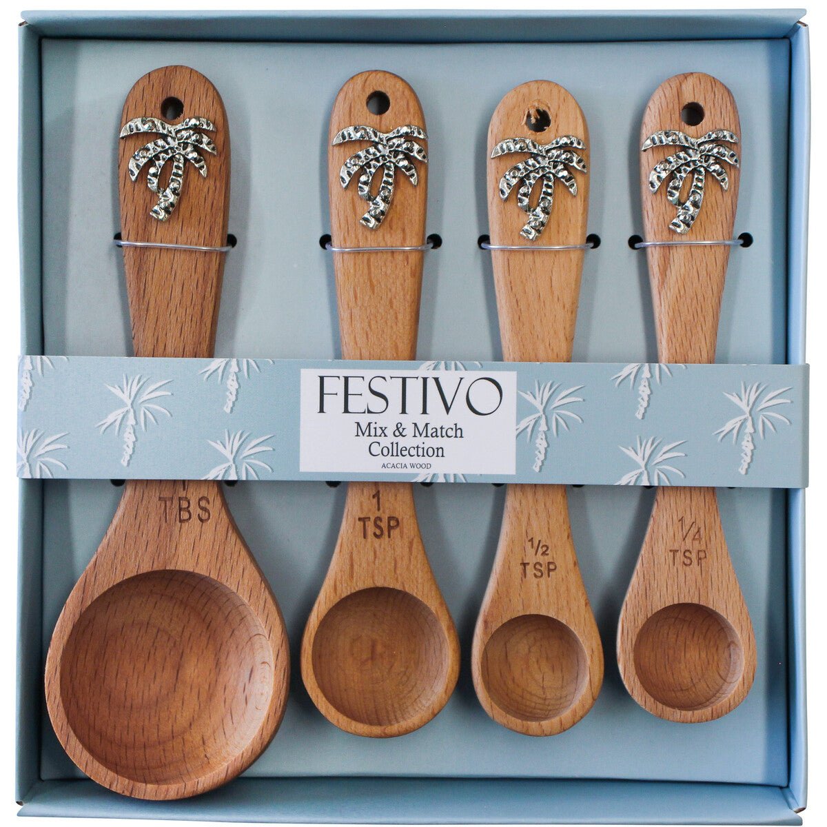Measuring Spoon Set Palm Siver - Land to Coast