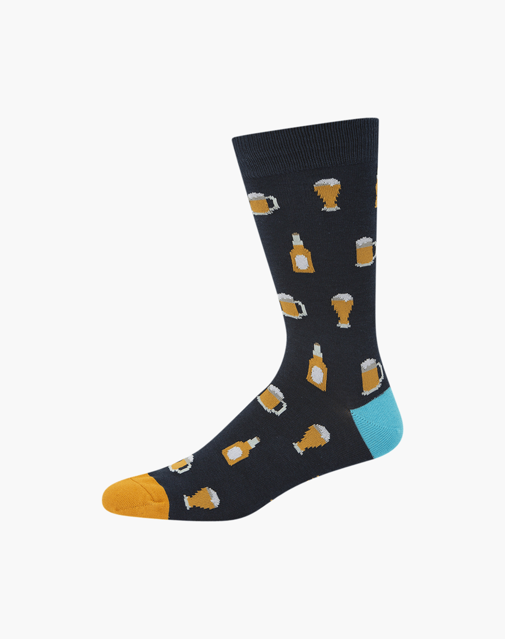 MENS BEER BAMBOO SOCK CARD - Land to Coast