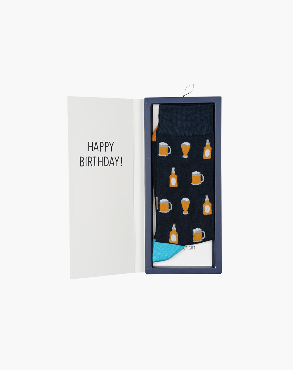 MENS BEER BAMBOO SOCK CARD - Land to Coast