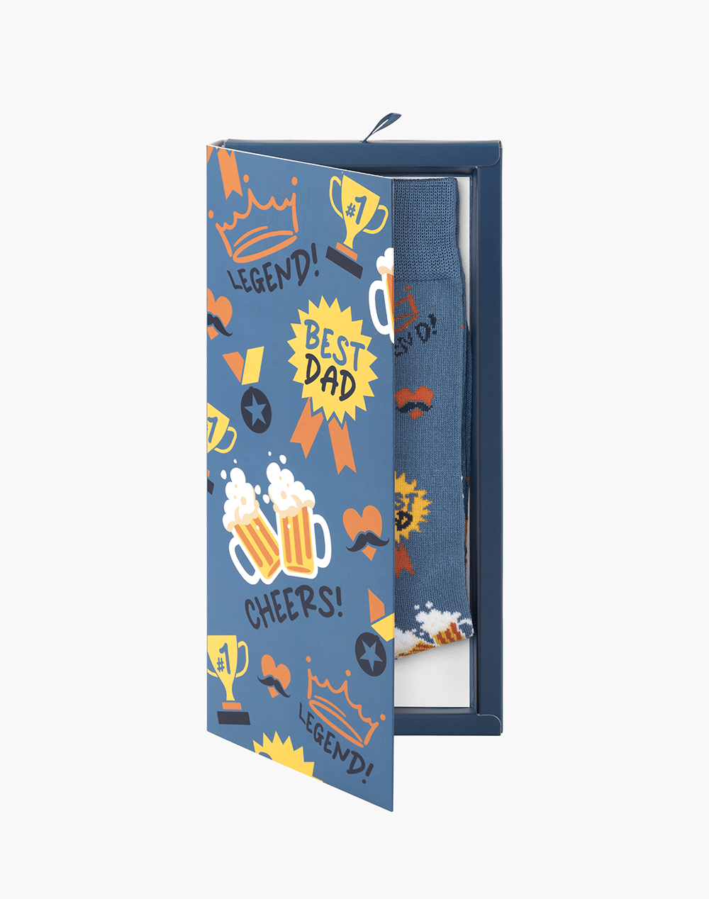 MENS BEST DAD BAMBOO SOCK CARD - Land to Coast