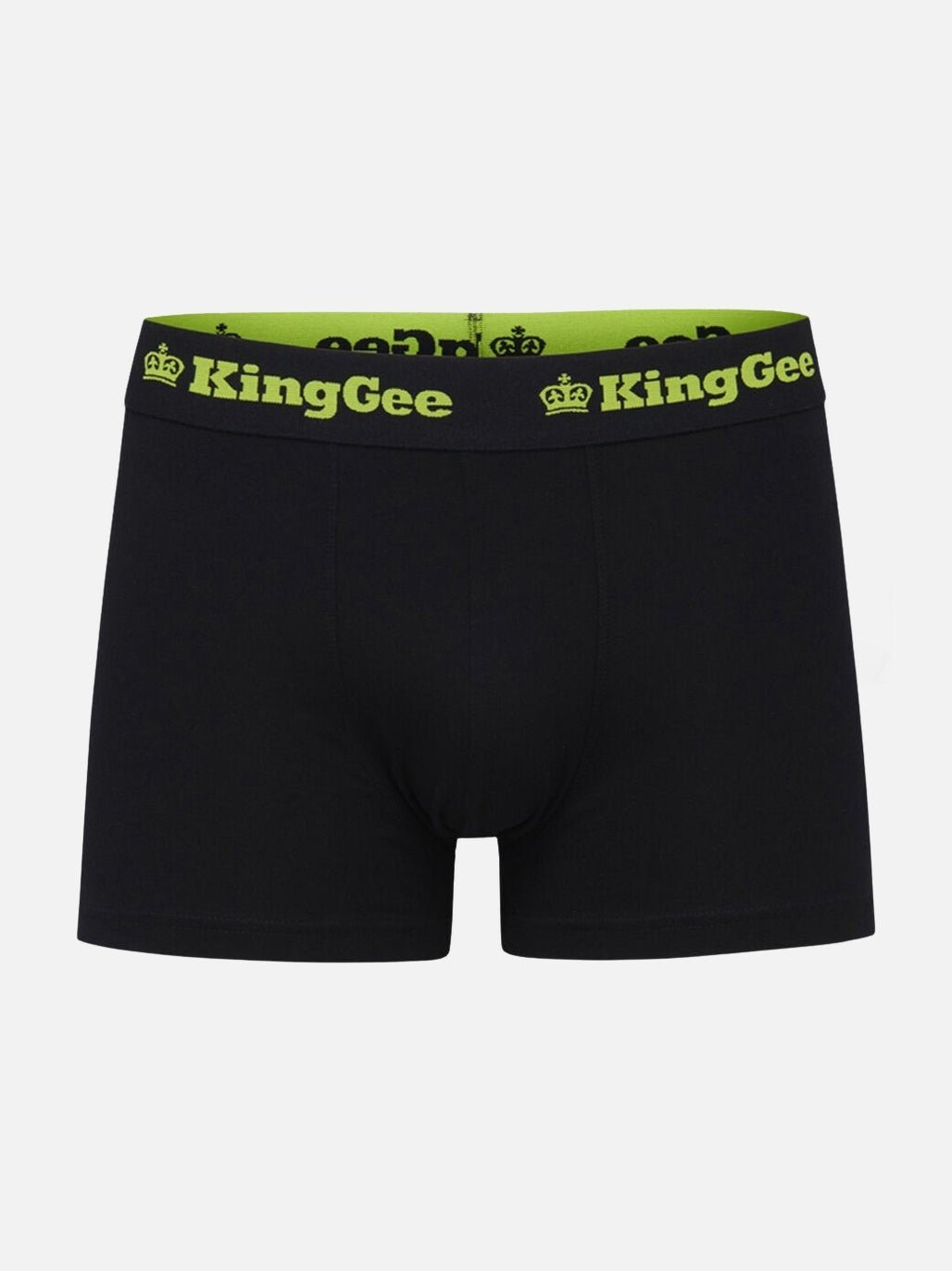 Mens Cotton Work Trunks 3 Pack Black Comfortable Stretch Underwear K09023 - Land to Coast