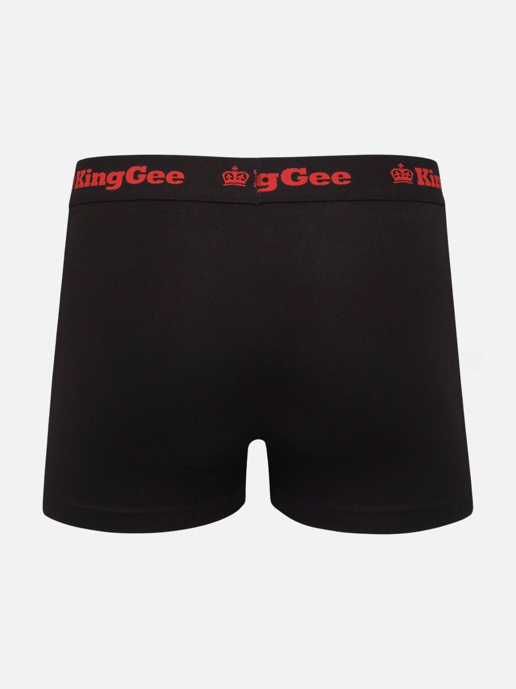 Mens Cotton Work Trunks 3 Pack Black Comfortable Stretch Underwear K09023 - Land to Coast