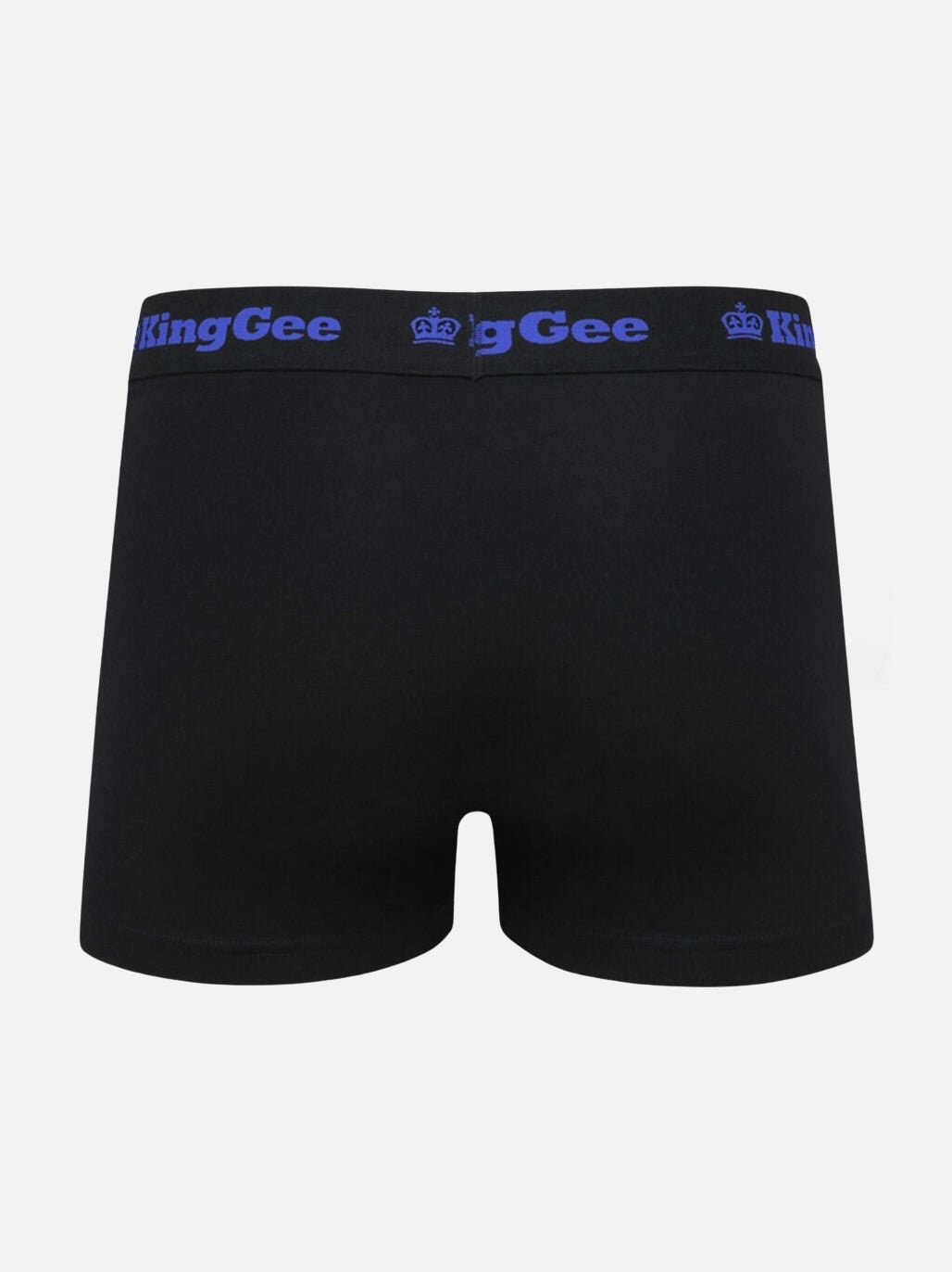 Mens Cotton Work Trunks 3 Pack Black Comfortable Stretch Underwear K09023 - Land to Coast