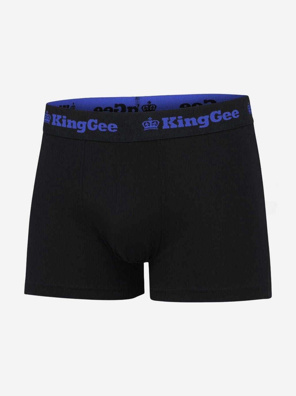 Mens Cotton Work Trunks 3 Pack Black Comfortable Stretch Underwear K09023 - Land to Coast