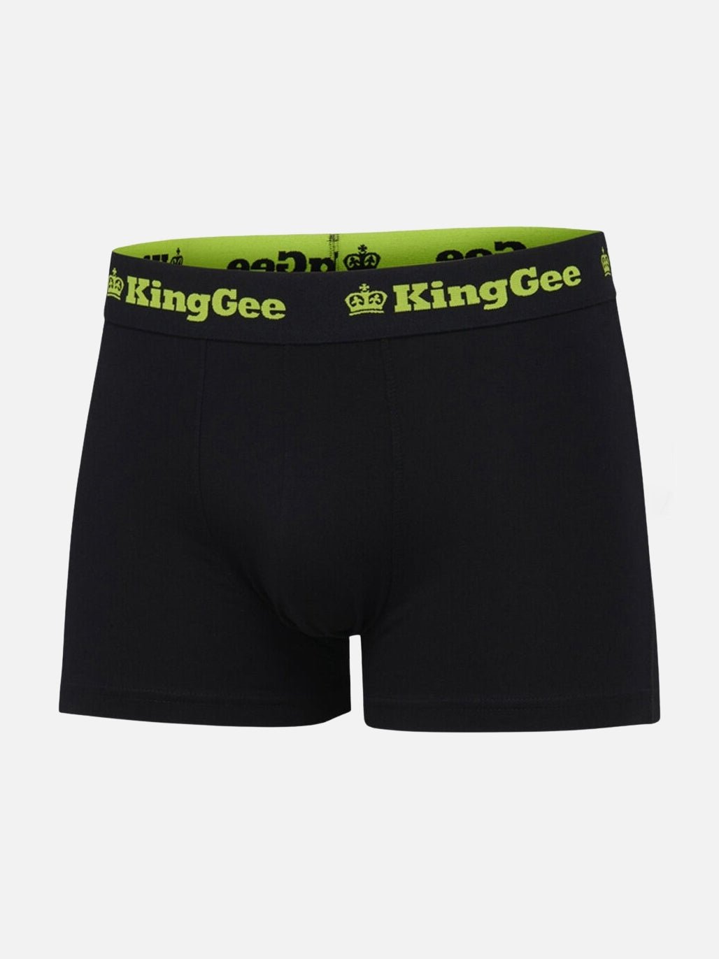 Mens Cotton Work Trunks 3 Pack Black Comfortable Stretch Underwear K09023 - Land to Coast