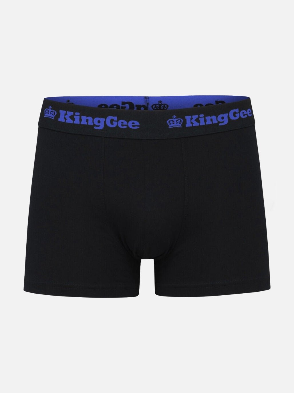 Mens Cotton Work Trunks 3 Pack Black Comfortable Stretch Underwear K09023 - Land to Coast