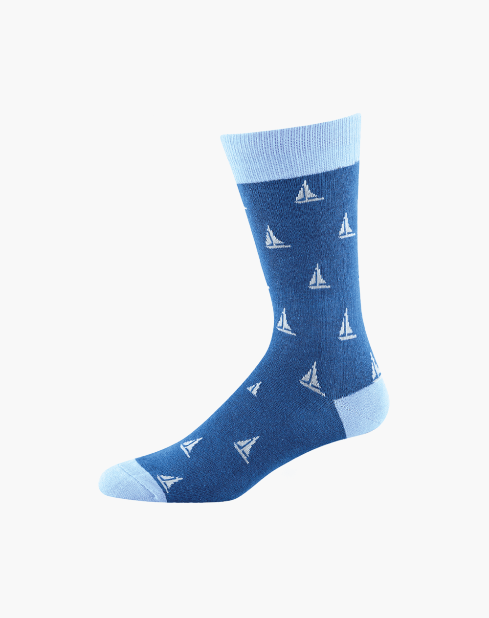 MENS DITSY SAILING BAMBOO SOCK - Land to Coast
