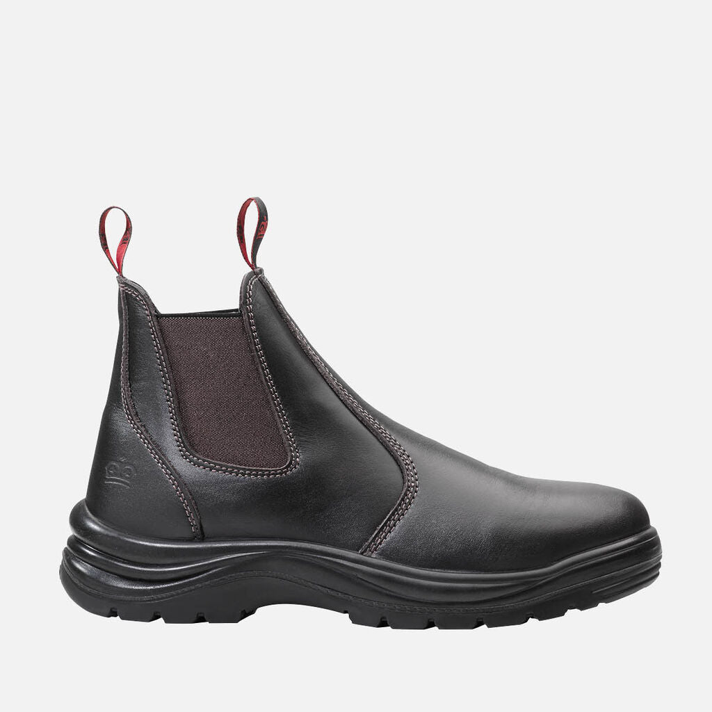 Men’s Flinders Elastic Gusset Safety Work boots Shoes Claret K25500 - Land to Coast