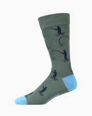 MENS GONE FISHIN BAMBOO SOCK - Land to Coast