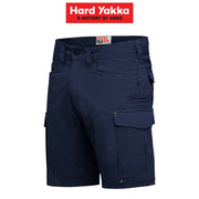 Mens Hard Yakka 3056 Cargo Shorts Cotton Ripstop Tradie Tough Stretch Y05100 - Land to Coast