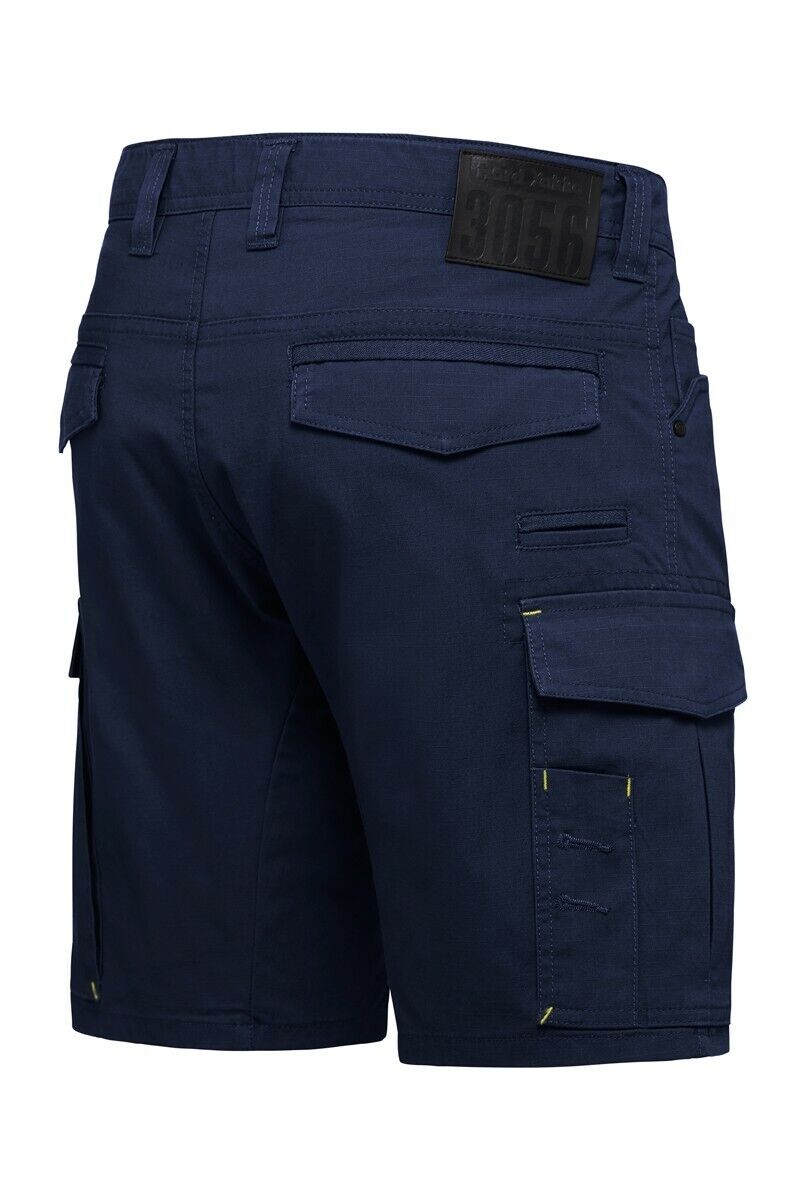 Mens Hard Yakka 3056 Cargo Shorts Cotton Ripstop Tradie Tough Stretch Y05100 - Land to Coast