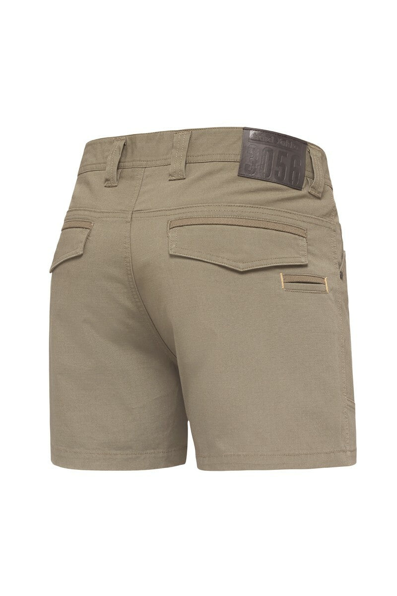 Mens Hard Yakka 3056 Short Shorts Cotton Ripstop Tradie Utility Stretch Y05115 - Land to Coast