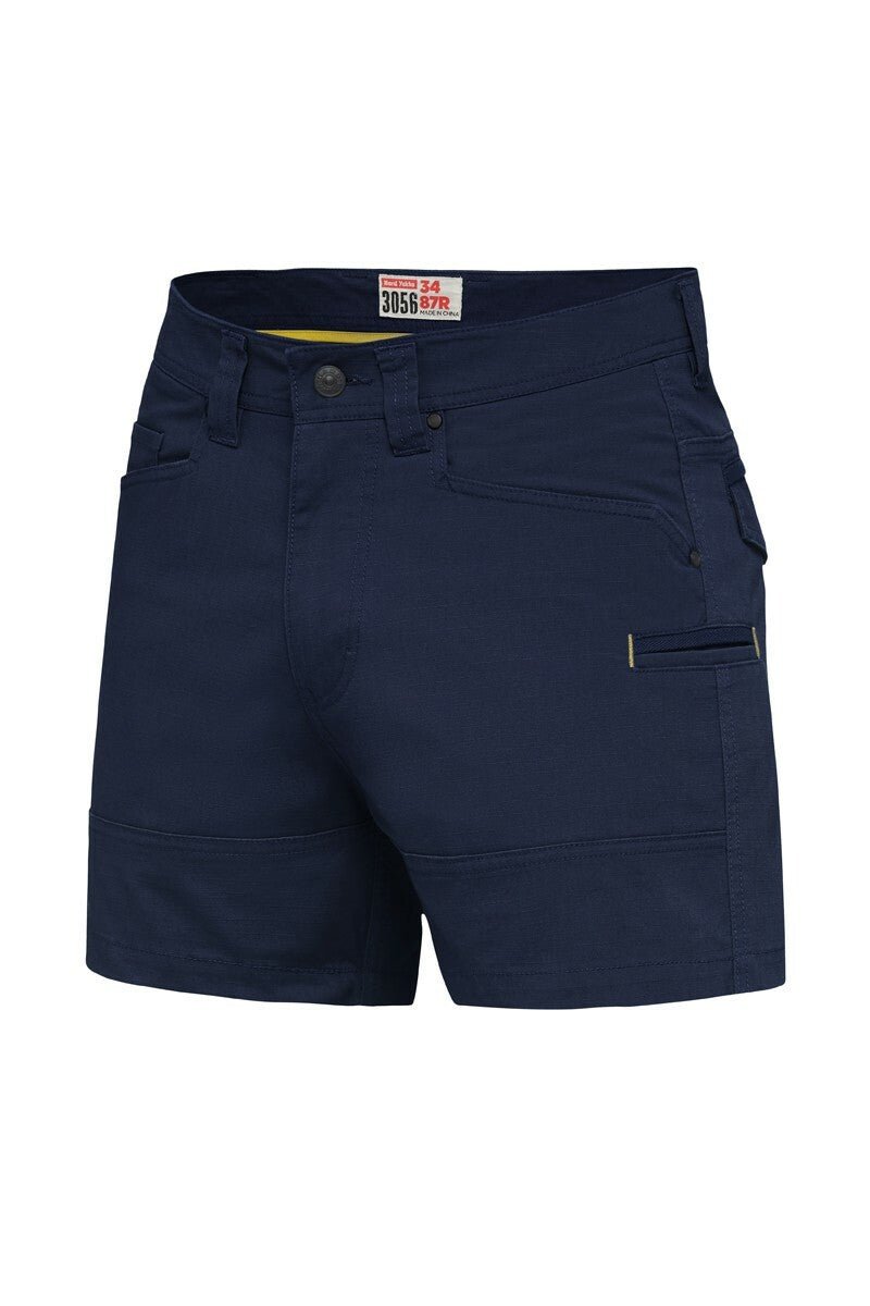 Mens Hard Yakka 3056 Short Shorts Cotton Ripstop Tradie Utility Stretch Y05115 - Land to Coast