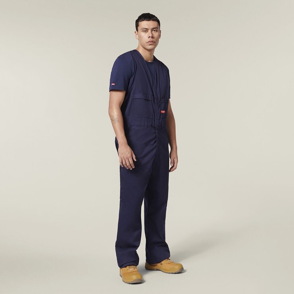 Mens Hard Yakka Action Back Phone Pocket Tradesman Overall Utility Work Y01555 - Land to Coast