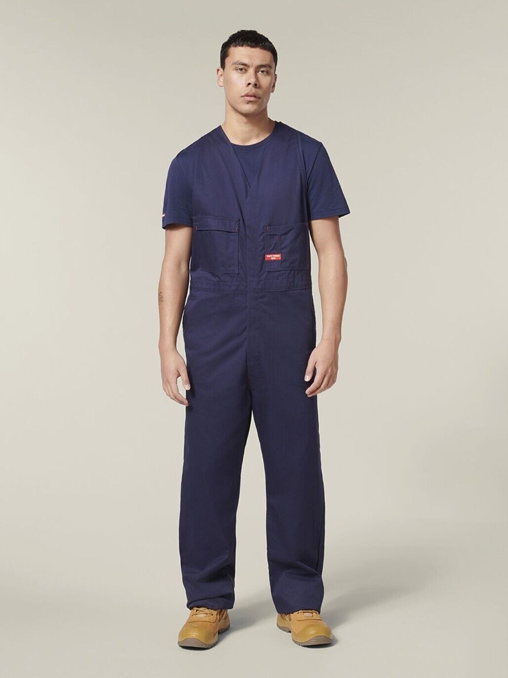 Mens Hard Yakka Action Back Phone Pocket Tradesman Overall Utility Work Y01555 - Land to Coast
