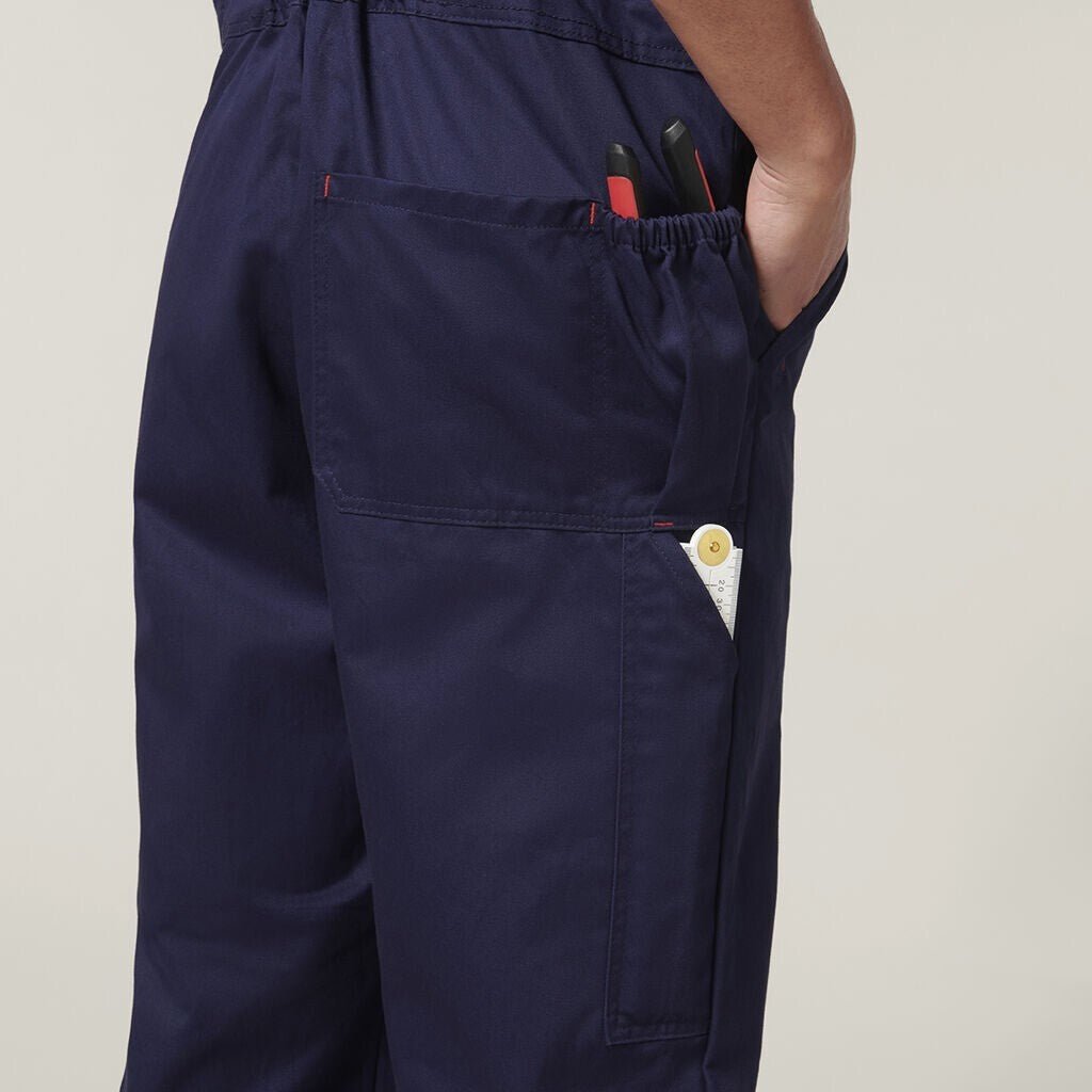 Mens Hard Yakka Action Back Phone Pocket Tradesman Overall Utility Work Y01555 - Land to Coast