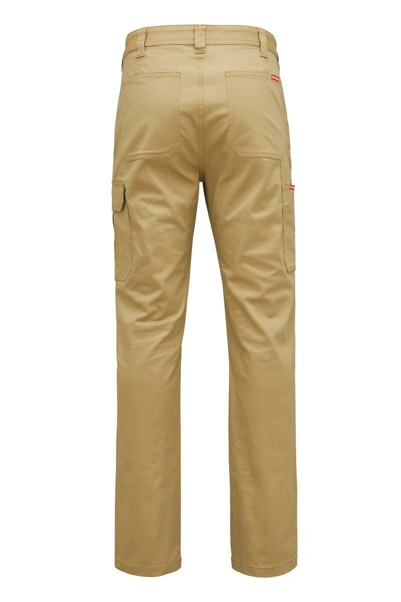 Mens Hard Yakka Core Basic Cargo Stretch Cotton Drill Work Pants Tradie Y02597 - Land to Coast