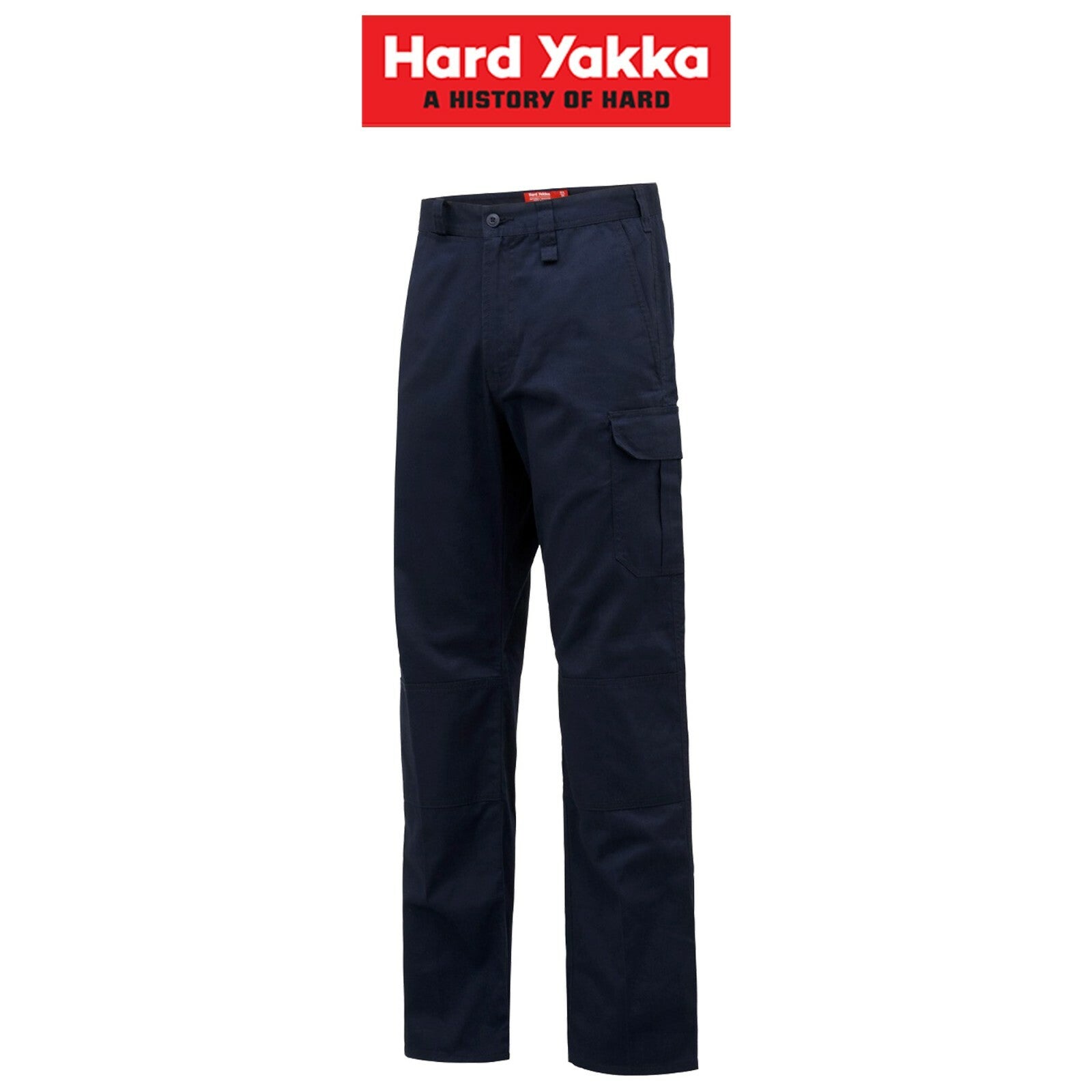 Mens Hard Yakka Core Drill Light Weight Pants Work Knee Cotton Cargo Y02960 - Land to Coast