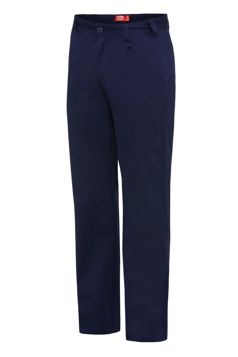 Mens Hard Yakka Core Drill Pants Pleat Cotton Phone Pocket 280 gsm Strong Y02530 - Land to Coast