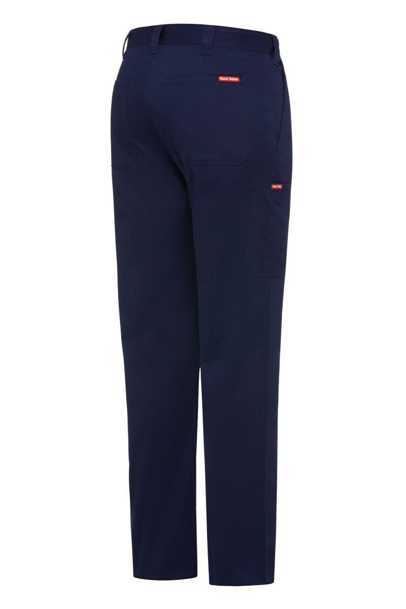 Mens Hard Yakka Core Drill Pants Pleat Cotton Phone Pocket 280 gsm Strong Y02530 - Land to Coast