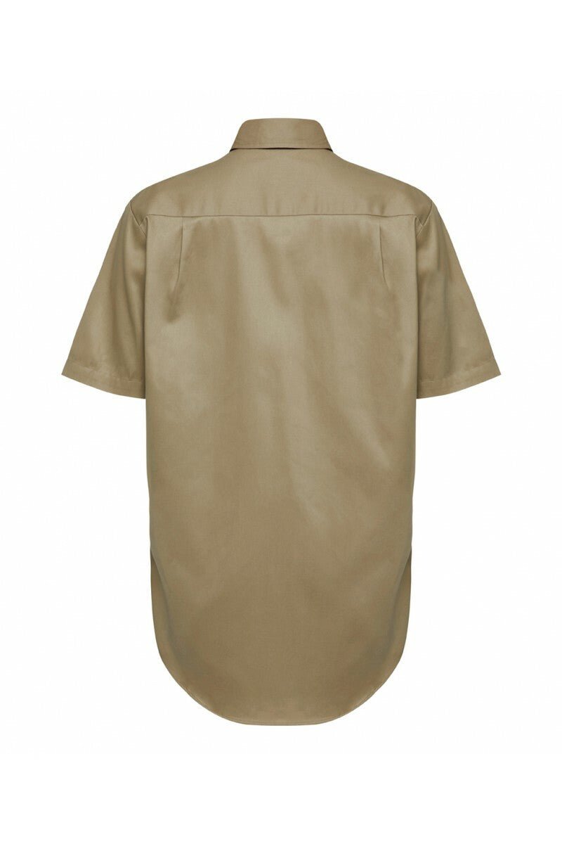 Mens Hard Yakka Core Light Weight Cool Drill Work Shirt Short Sleeve Site Y04625 - Land to Coast