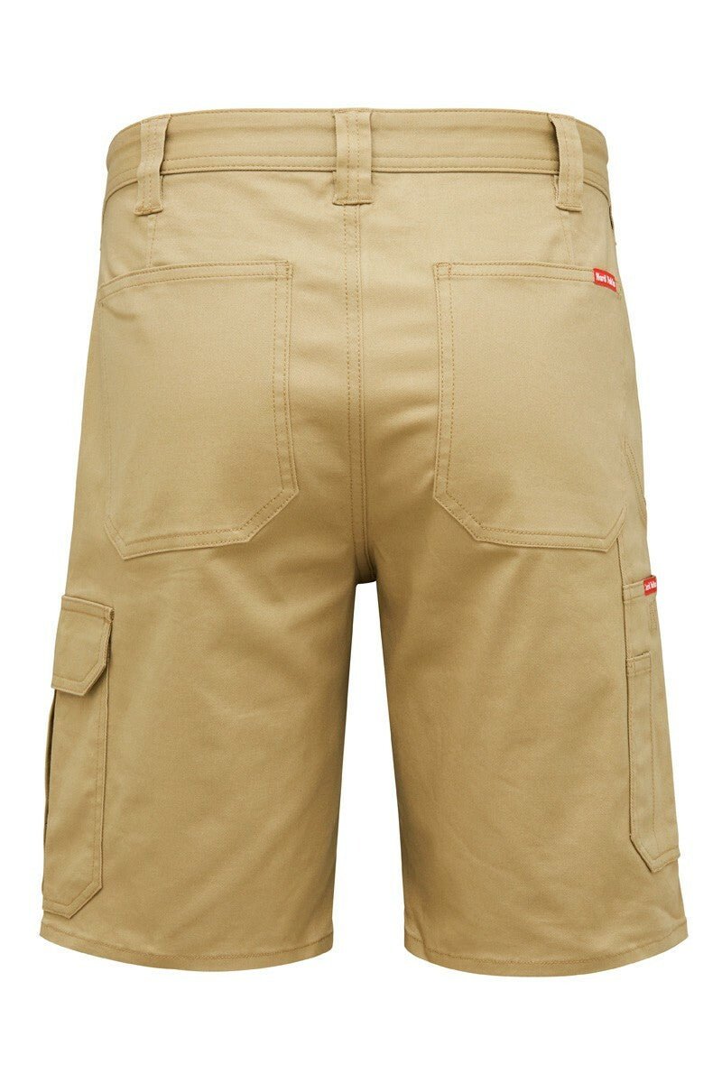 Mens Hard Yakka Core Stretch Cargo Shorts Cotton Drill Work Tough Strong Y05067 - Land to Coast