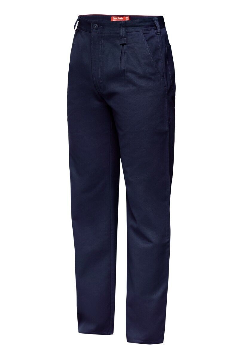 Mens Hard Yakka Cotton Drill Pants Trouser Work Tough Heavy Duty Strong Y02501 - Land to Coast