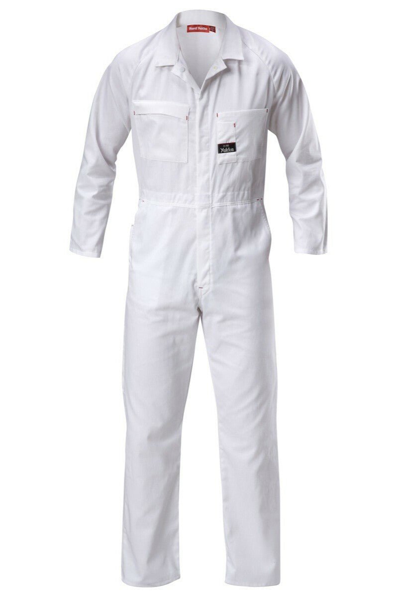Mens Hard Yakka Coverall Cotton Drill Lightweight Overall Phone Painters Y00030 - Land to Coast