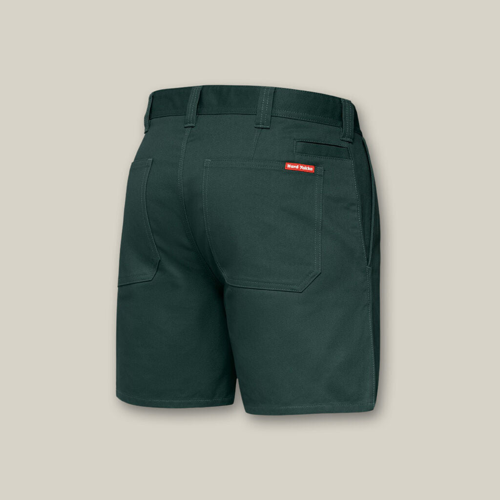 Mens Hard Yakka Foundations Utility Drill Shorts w/ Belt Loops 310gsm Y05350 - Land to Coast