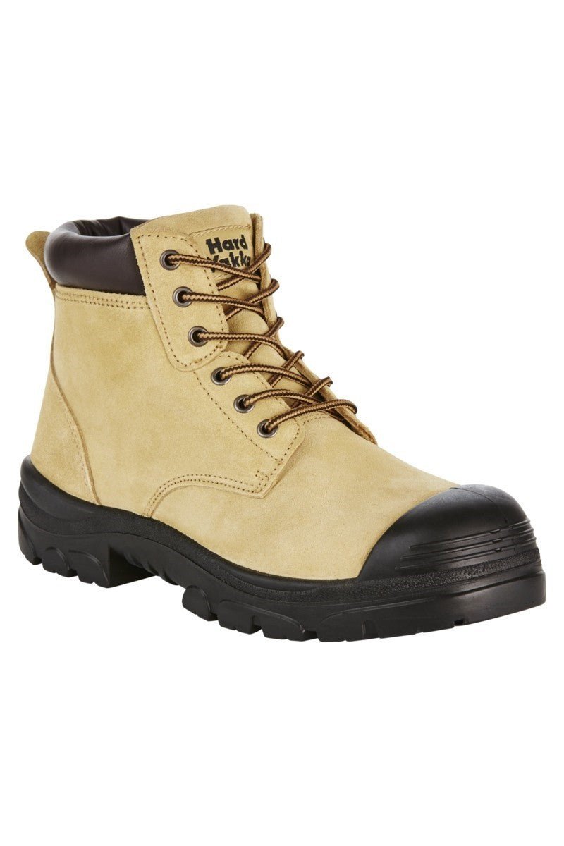 Mens Hard Yakka Gravel Suede Lace Sand Boots Steel Cap Work Safety Safe Y60085 - Land to Coast