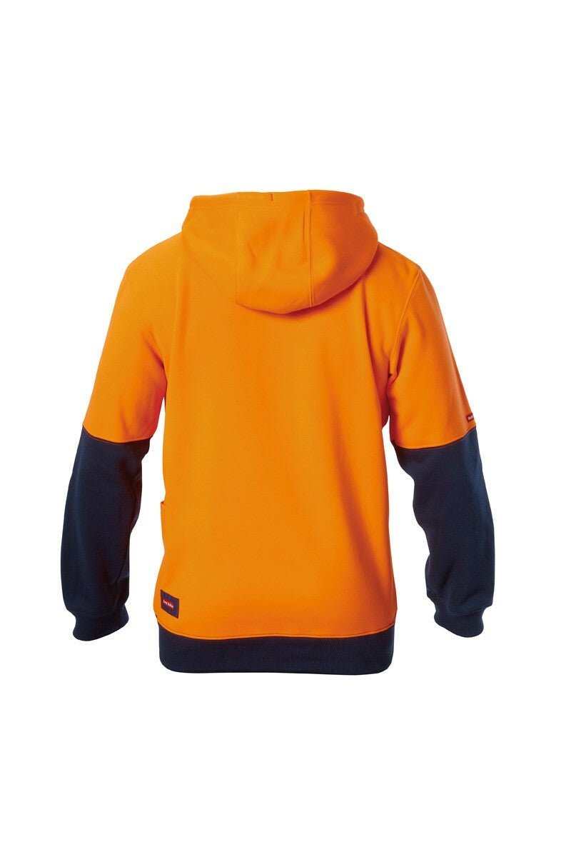 Mens Hard Yakka H - Vis Workwear Brushed Fleece Warm Tough Work Jumper Y19325 - Land to Coast