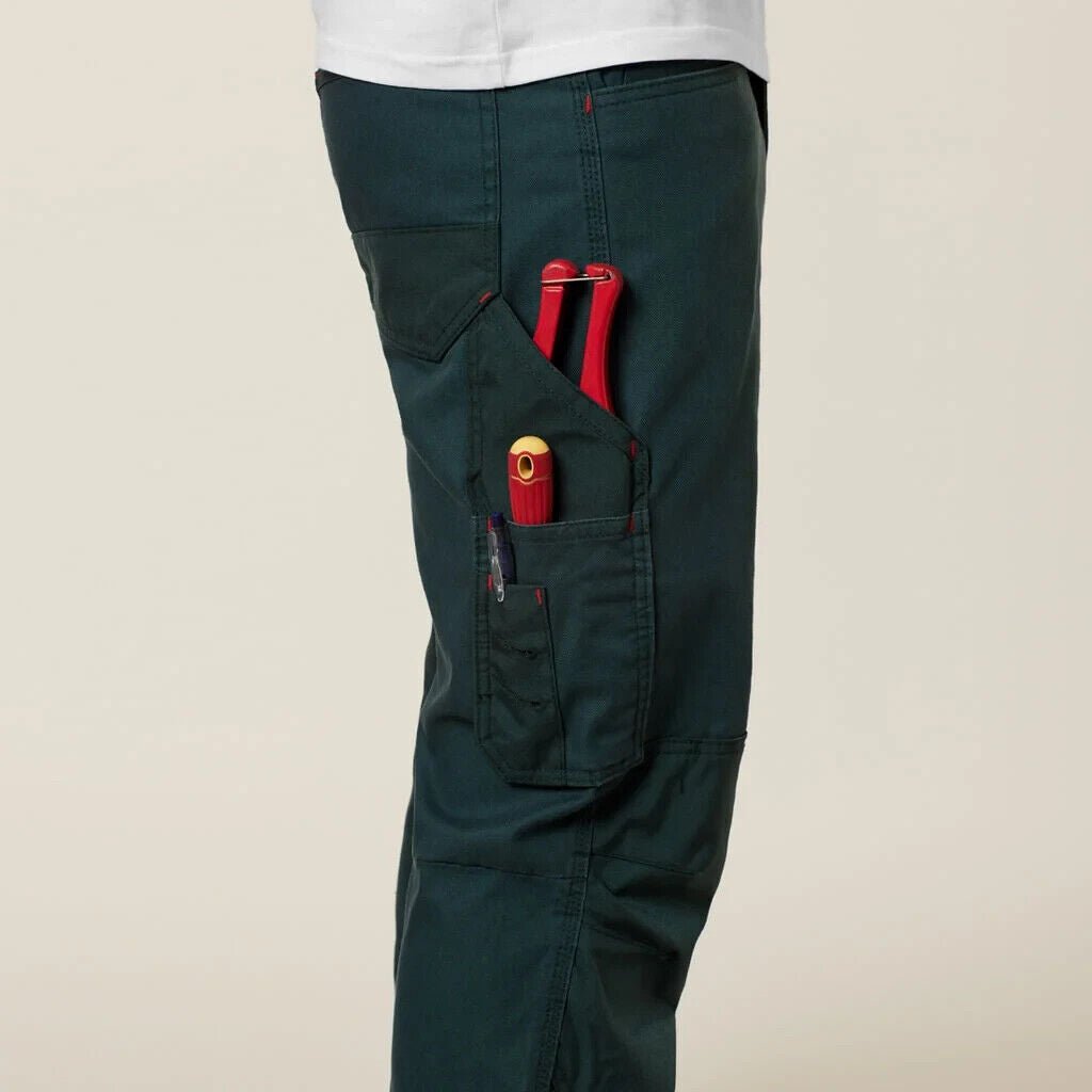 Mens Hard Yakka Legends Pants Work Tough Cargo Cordura Panama Weave Phone Y02202 - Land to Coast