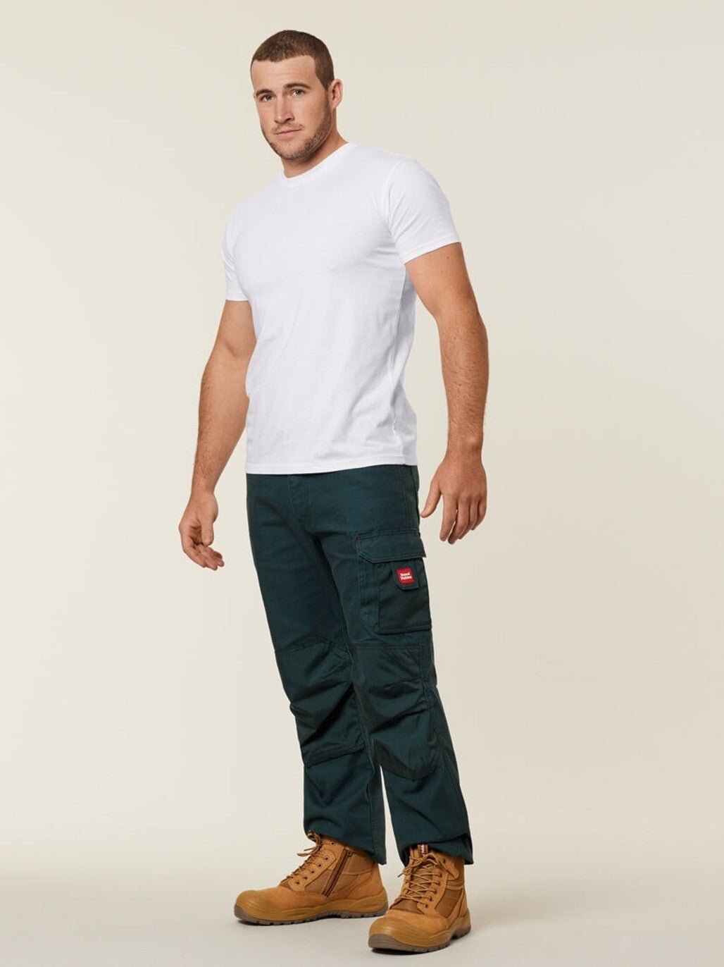 Mens Hard Yakka Legends Pants Work Tough Cargo Cordura Panama Weave Phone Y02202 - Land to Coast