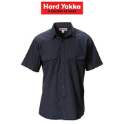 Mens Hard Yakka Permanent Press Shirt Short Sleeve Business Lightweight Y07591 - Land to Coast