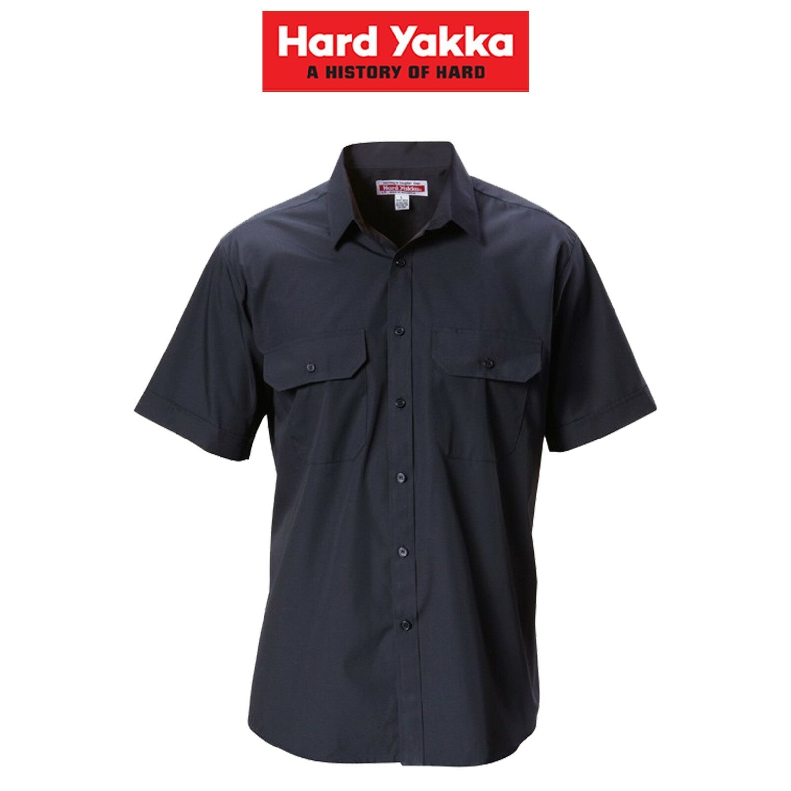 Mens Hard Yakka Permanent Press Shirt Short Sleeve Business Lightweight Y07591 - Land to Coast