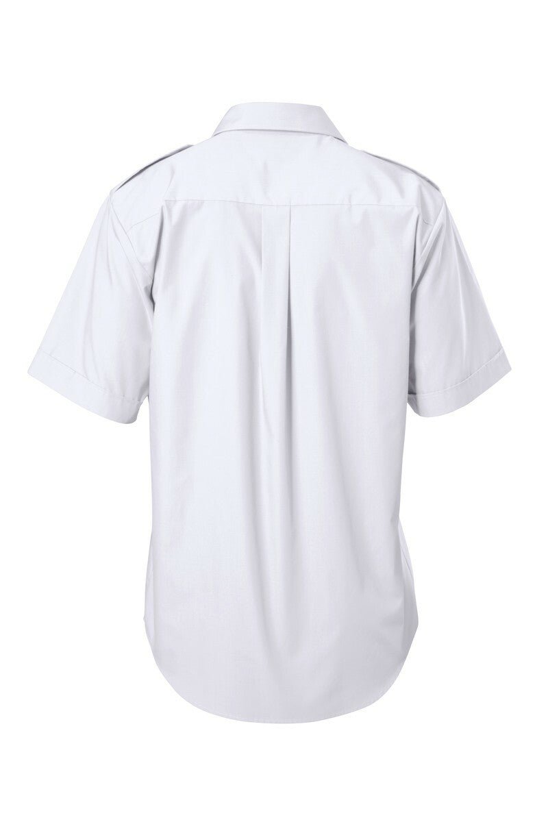 Mens Hard Yakka Short Sleeve Work Shirt Permanent Press Dress Epaulettes Y07691 - Land to Coast