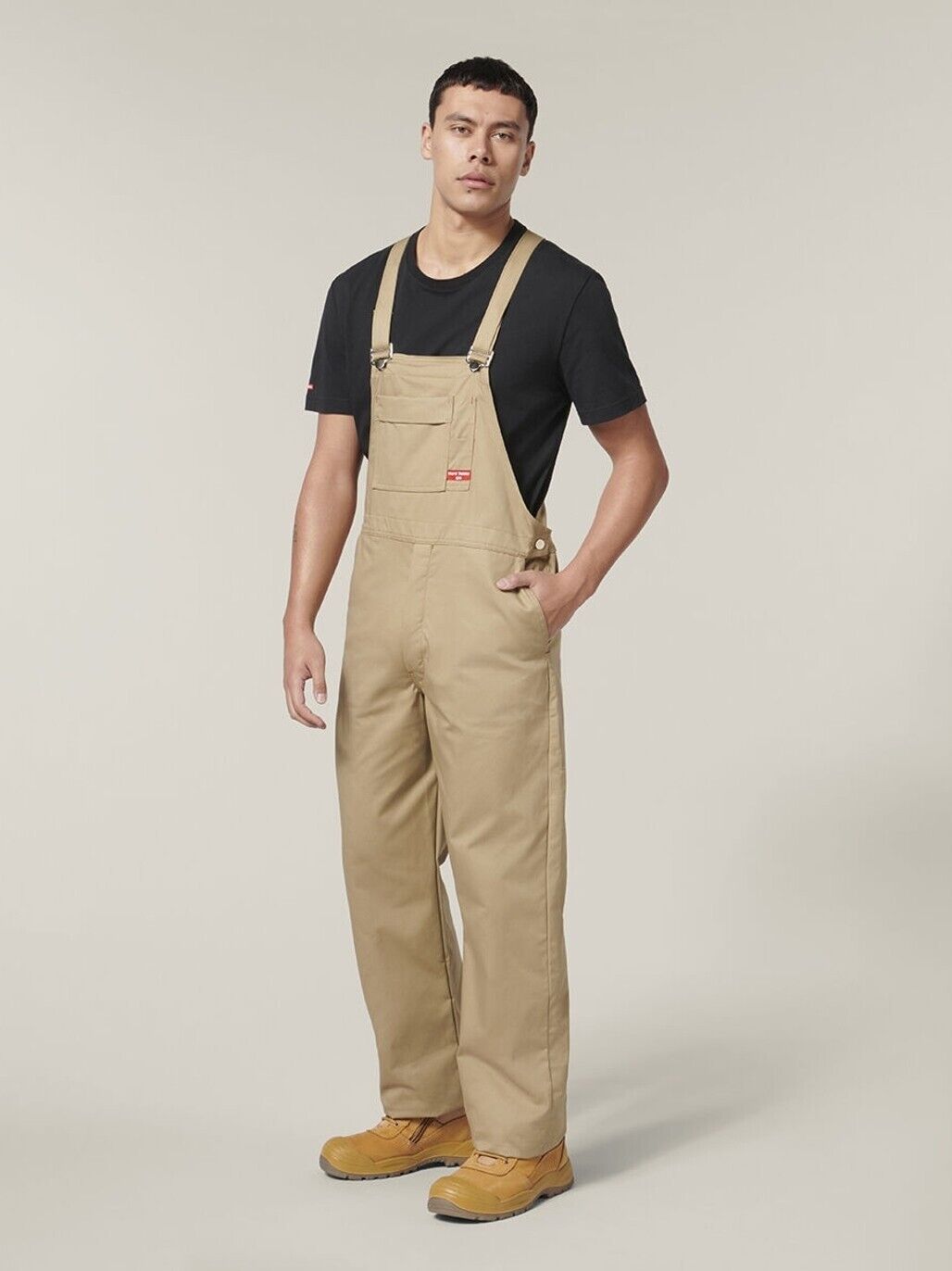 Mens Hard Yakka Traditional Bib & Brace Overall Cotton Drill Work Safety Y01010 - Land to Coast
