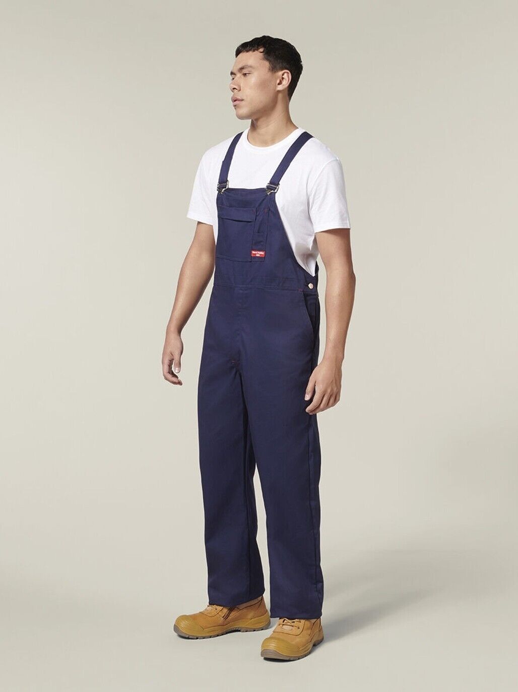 Mens Hard Yakka Traditional Bib & Brace Overall Cotton Drill Work Safety Y01010 - Land to Coast