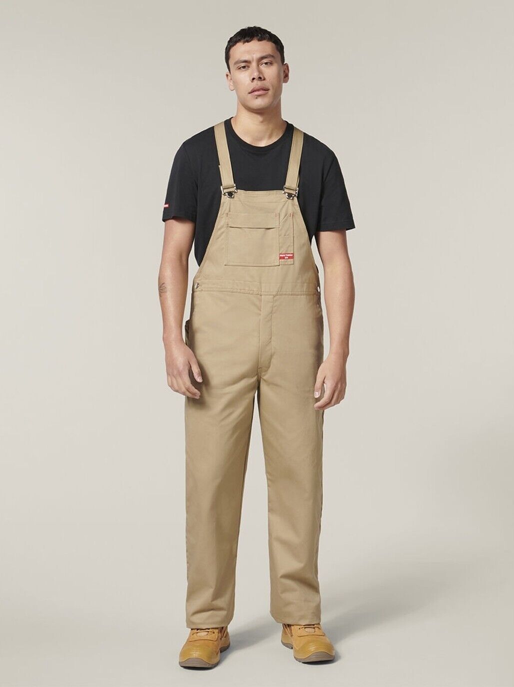 Mens Hard Yakka Traditional Bib & Brace Overall Cotton Drill Work Safety Y01010 - Land to Coast