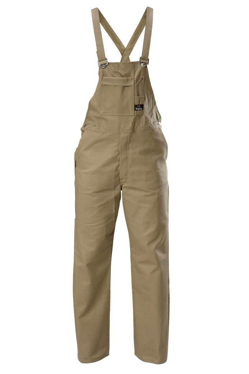 Mens Hard Yakka Traditional Bib & Brace Overall Cotton Drill Work Safety Y01010 - Land to Coast